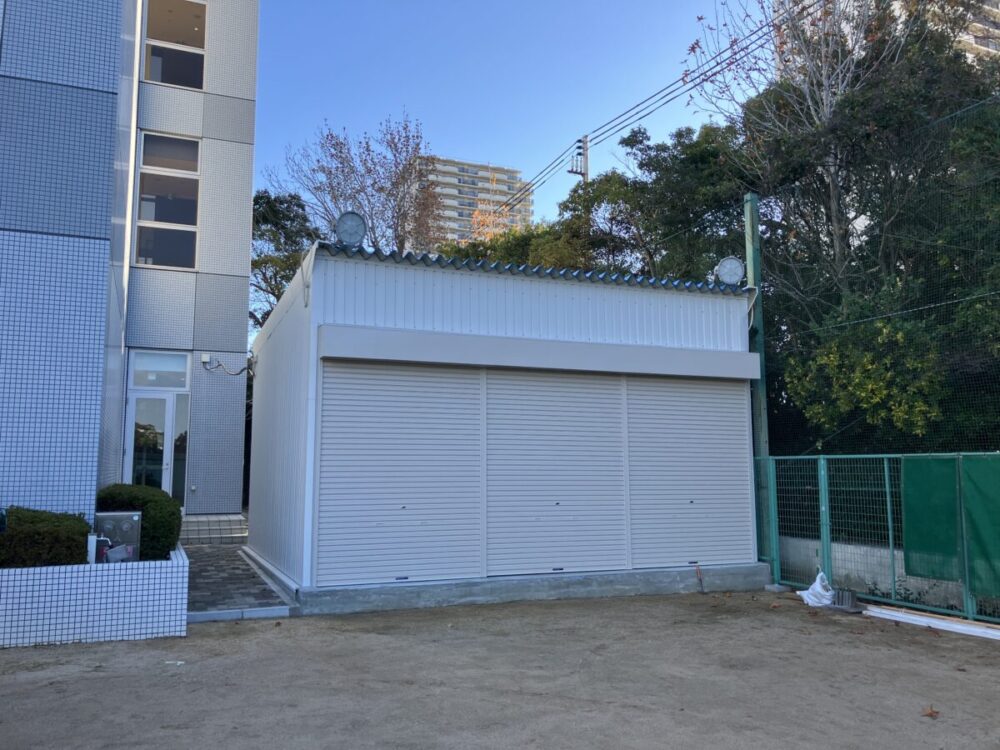 弓道場　外観・西面